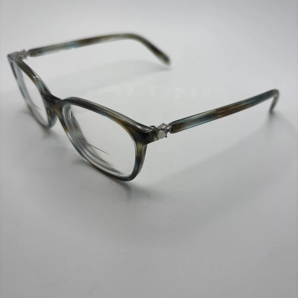Tiffany & Co TF 2109-H-B 8124 Blue Brown Eyeglasses Frames 51-17 140 Italy #C137